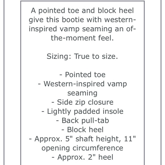 SPLENDID Crawford Western Black Bootie Size 8.5  Anthro - Picture 11 of 11